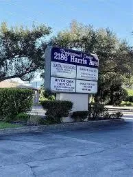 a sign on the side of a building