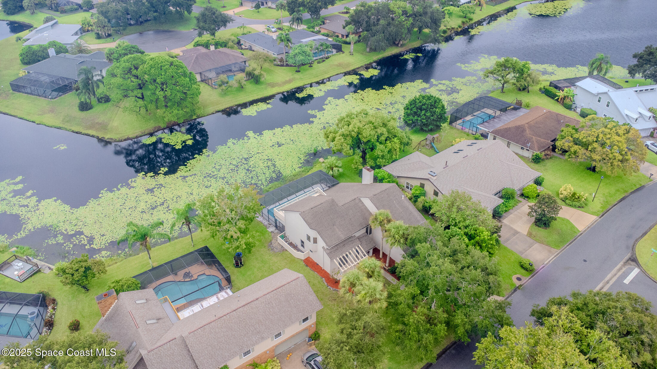 369 Crystal Lake Drive Melbourne, FL 32940 - Photo 35 of 41 Aerial2 (3)