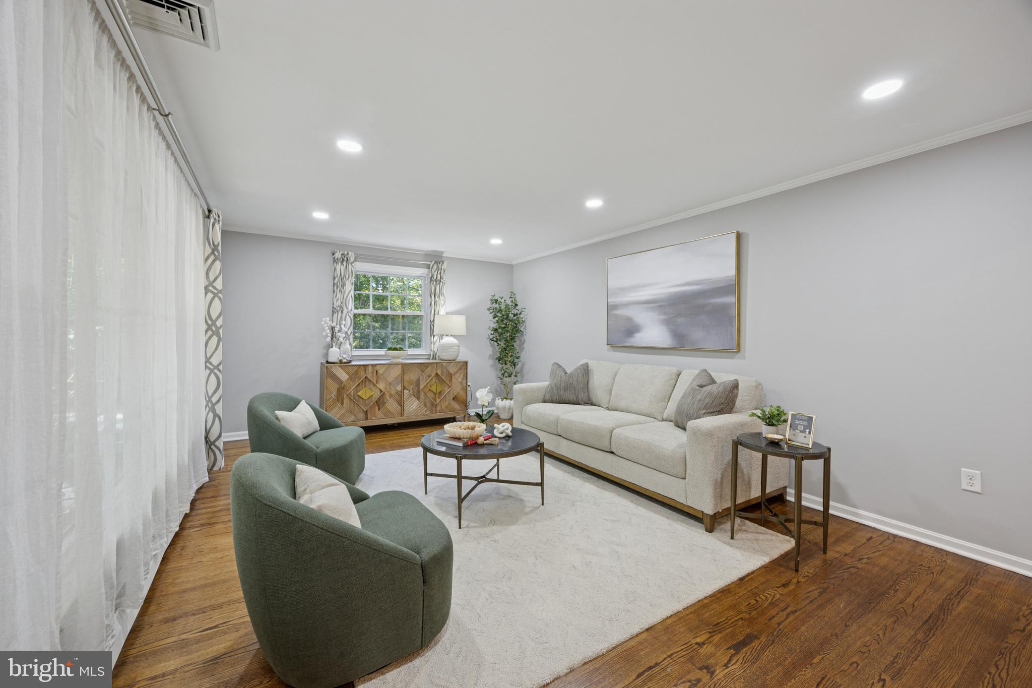 570 Fletcher Road Wayne, PA 19087 - Photo 23 of 54 a living room with furniture and wooden floor