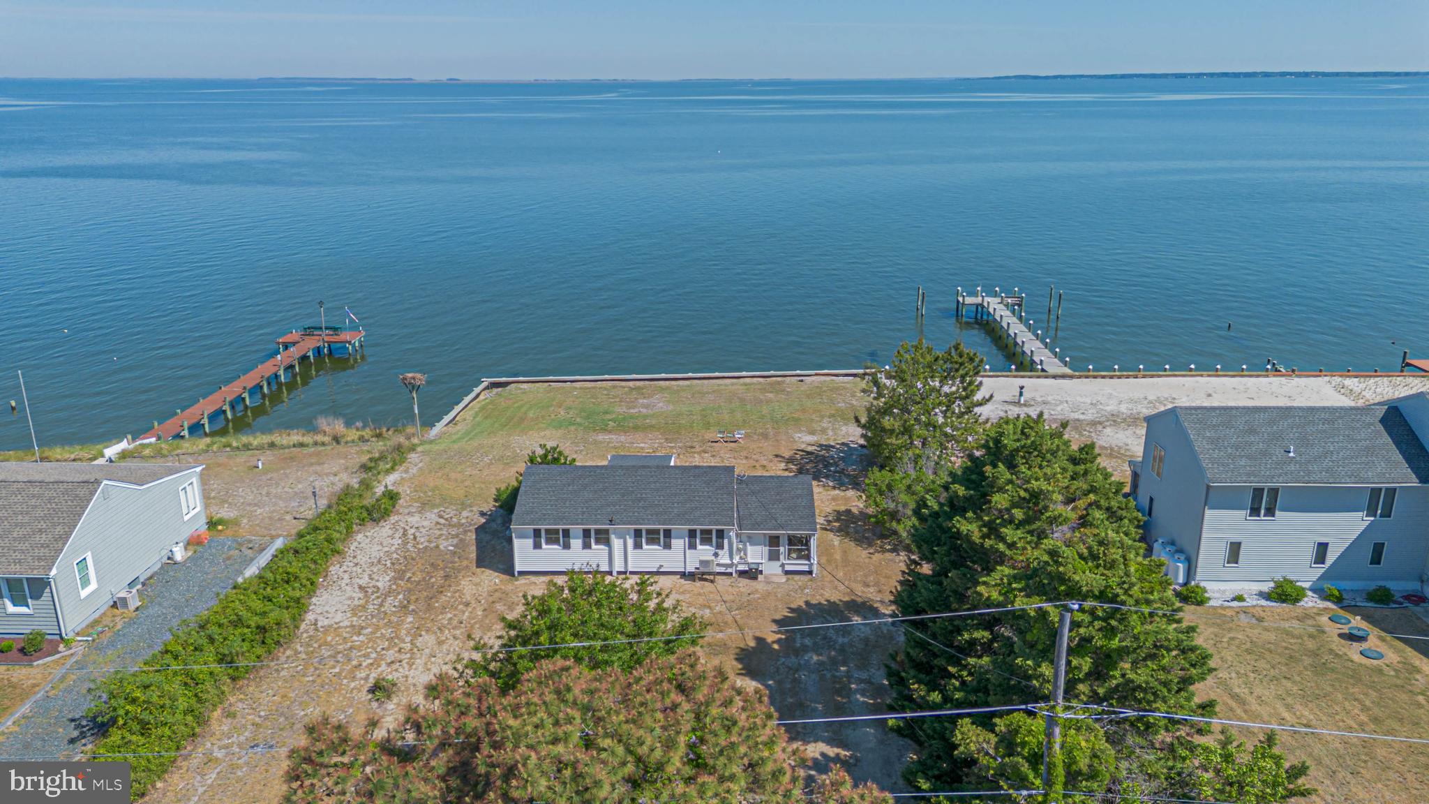 11152 Roland Parks Road Deal Island, MD 21821 - Photo 37 of 42 an aerial view of a house with a yard