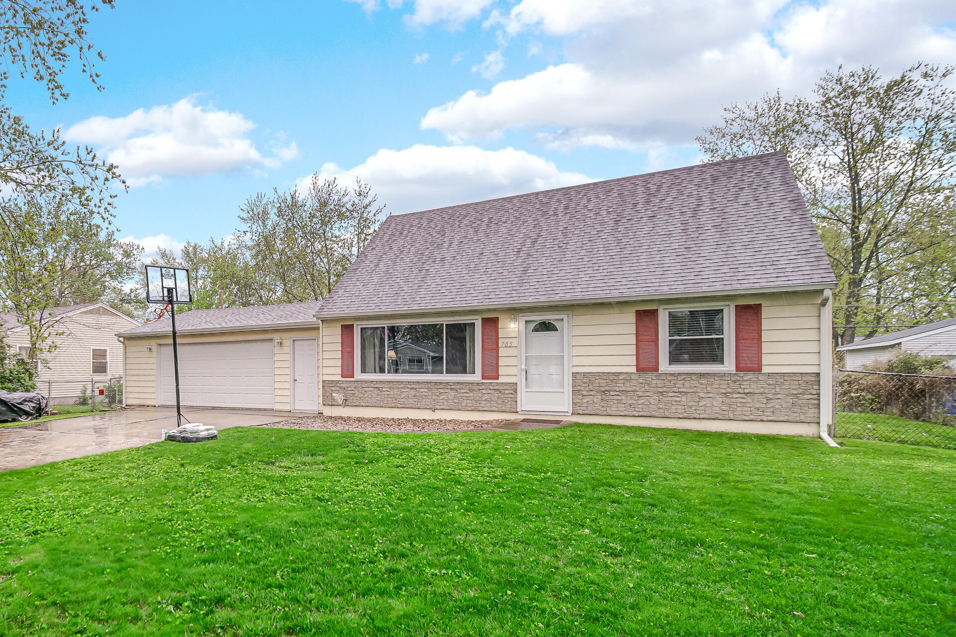 705 Juniper Road Valparaiso, IN 46385 - Photo 20 of 21 a front view of house with a garden