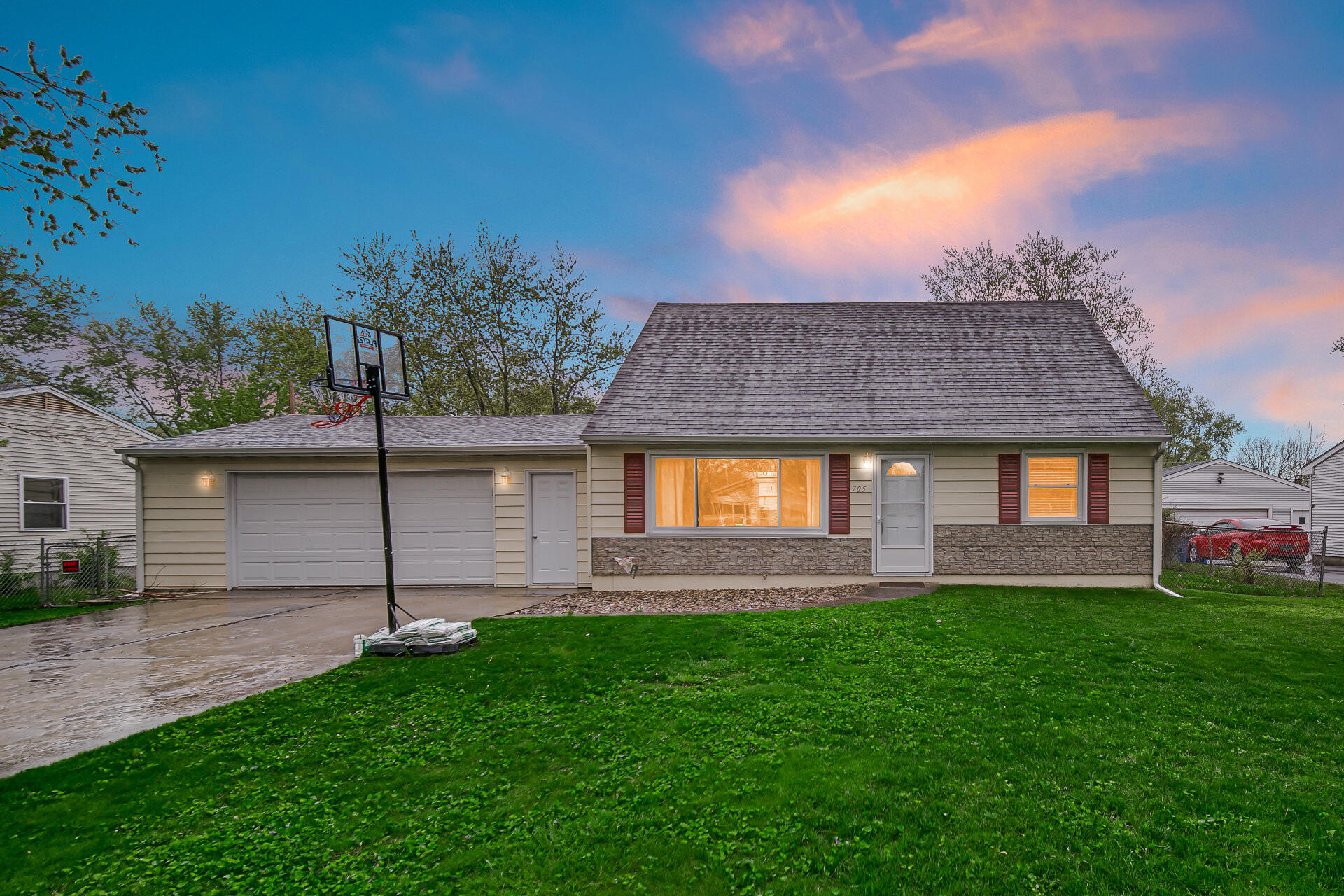 705 Juniper Road Valparaiso, IN 46385 - Photo 21 of 21 a front view of a house with a garden