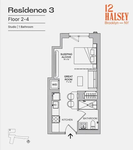 $3,225 | 12 Halsey Street, Unit 403 | Bedford-Stuyvesant