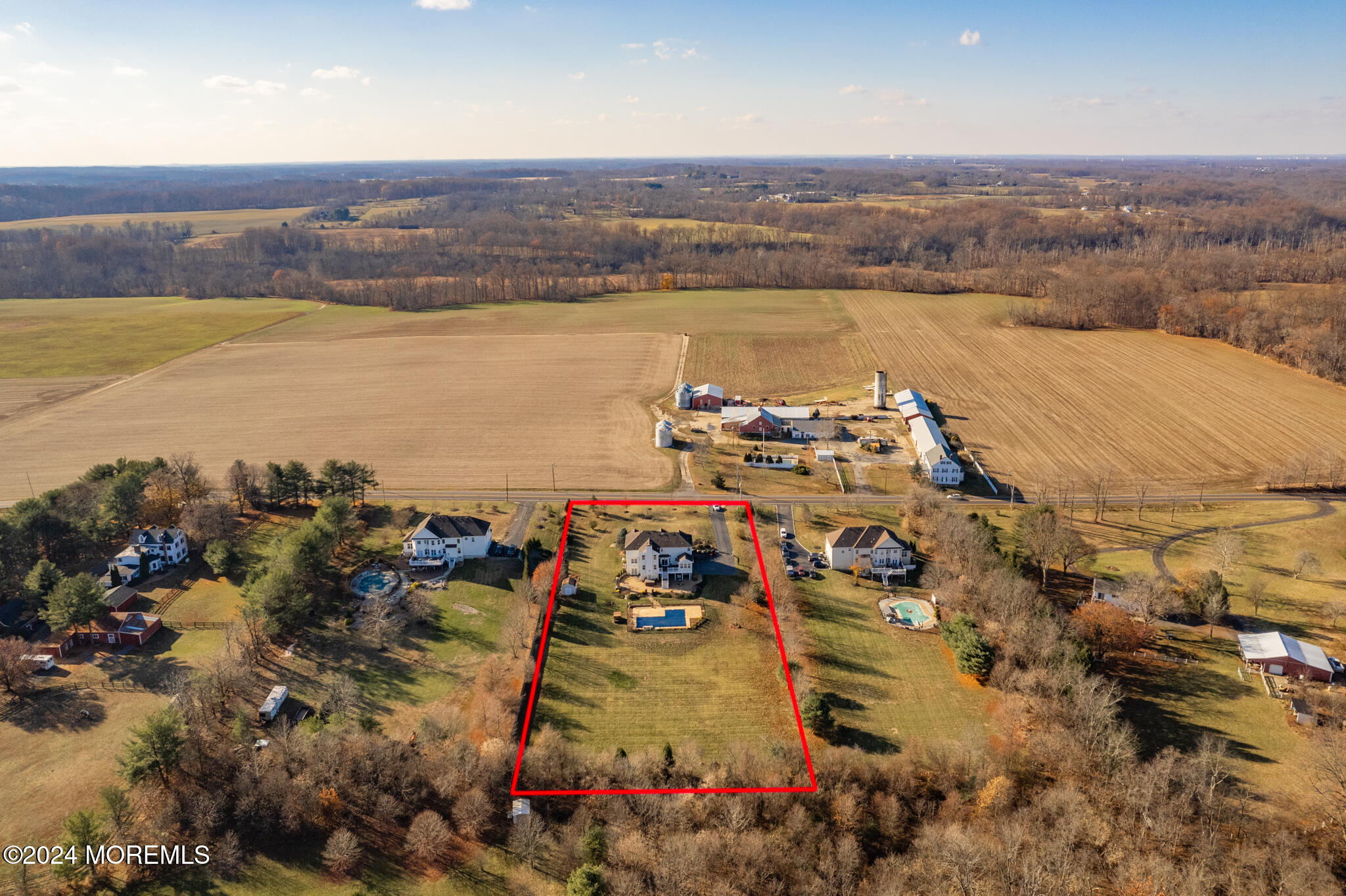 115 Holmes Mill Road Cream Ridge, NJ 08514 - Photo 49 of 49 a view of a city and ocean view