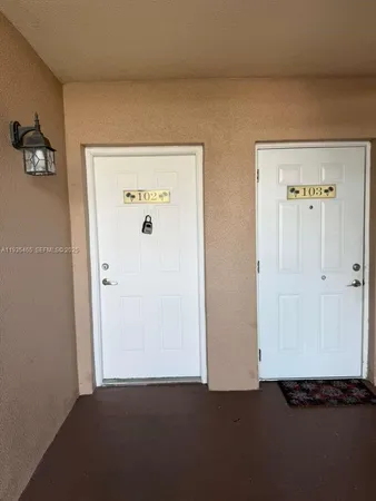 a view of a closet area