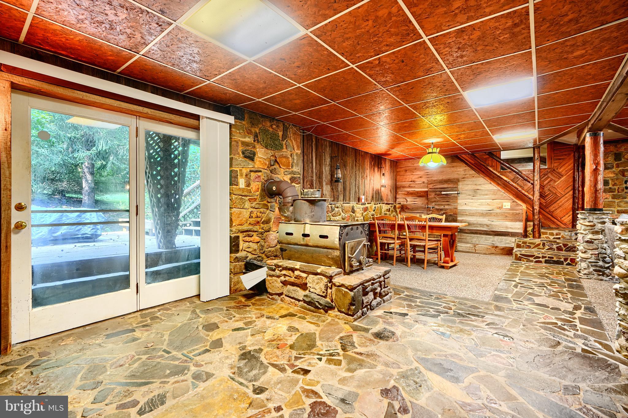 6065 Poplar Road St. Leonard, MD 20685 - Photo 40 of 50 a view of a room with wooden roof