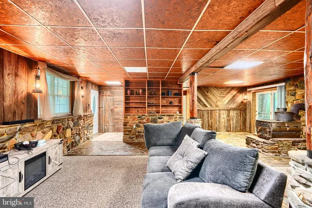 a view of a chair and table of the garden