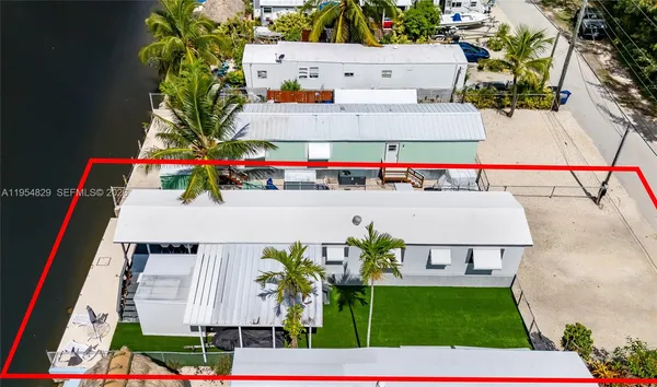 a aerial view of the house with outdoor space