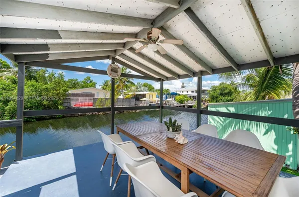 a view of a backyard with a patio