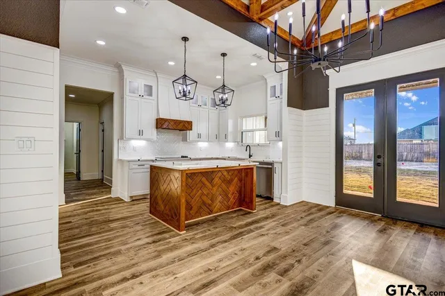 a view of kitchen and utility room