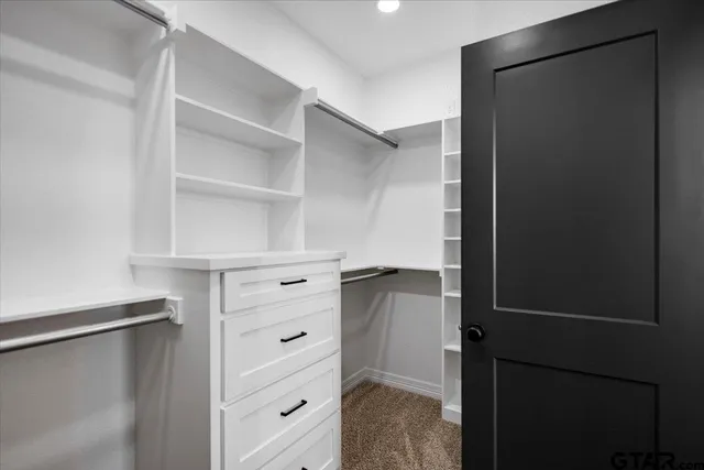 a view of walk in closet