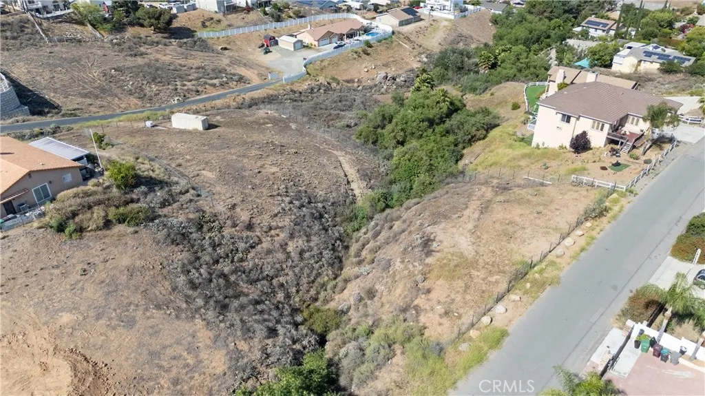0 Seven Hills Drive Riverside, CA 92505 - Photo 10 of 11 a view of a dry yard with wooden fence