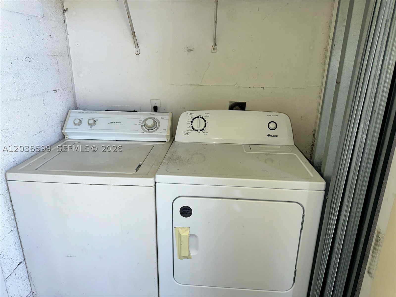 460 South Park Road, Unit 6203 Hollywood, FL 33021 - Photo 17 of 32 WASHER AND DRYER IN LAUNDRY CLOSET ON BALCONY