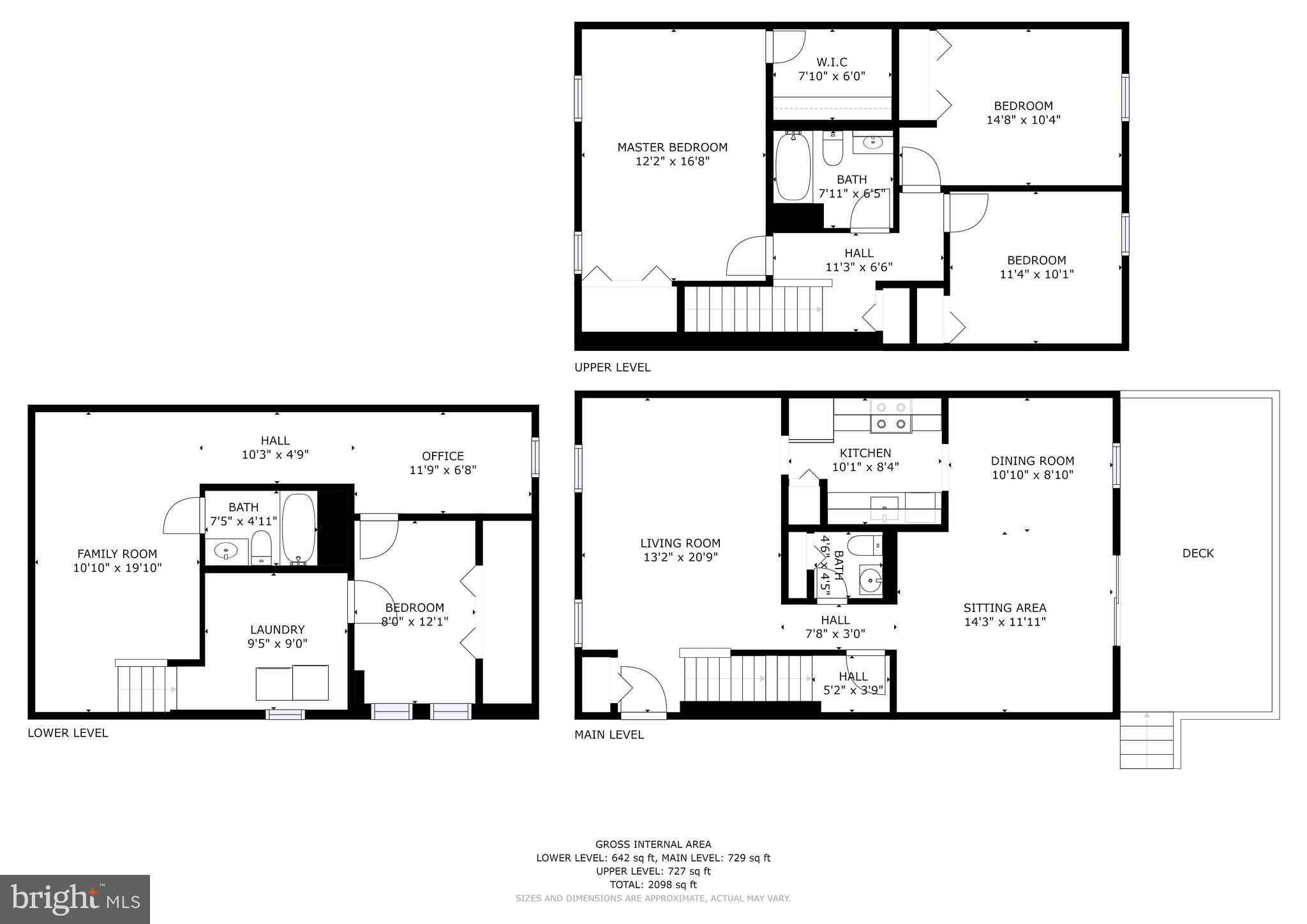 4823 Hawksbury Road Baltimore, MD 21208 - Photo 31 of 31 Floor Plan