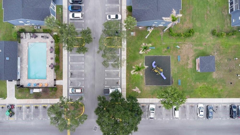 4227 Pershing Pointe Place, Unit 2 Orlando, FL 32822 - Photo 32 of 34 an aerial view of a residential building with outdoor space