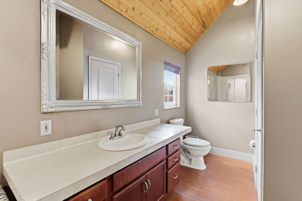 720 Southeast 3rd Street Ocala, FL 34471 - Photo 51 of 82 a bathroom with a sink vanity and a toilet