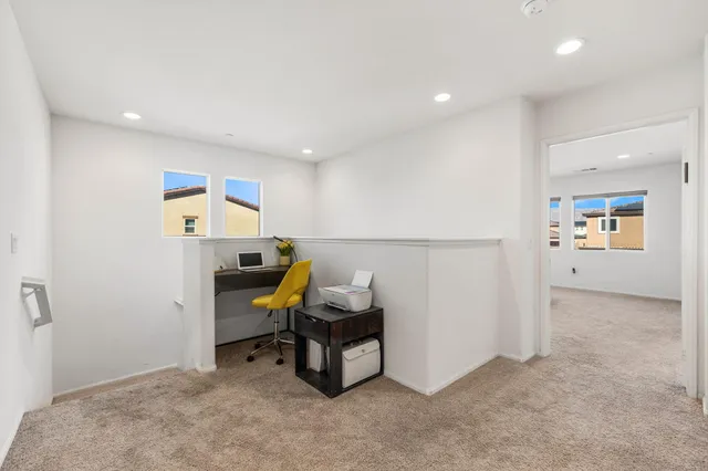 a bedroom with furniture and a couch