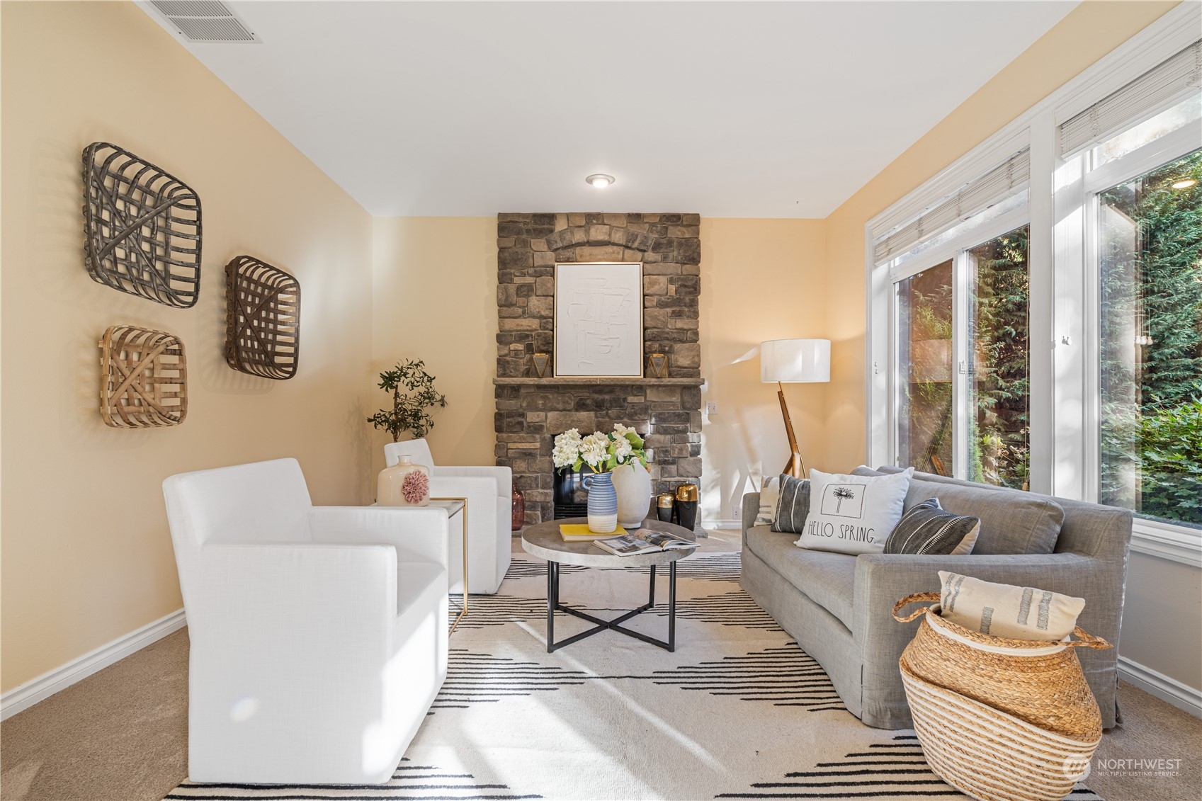 18529 33rd Avenue Southeast Bothell, WA 98012 - Photo 15 of 40 a living room with furniture and a large window