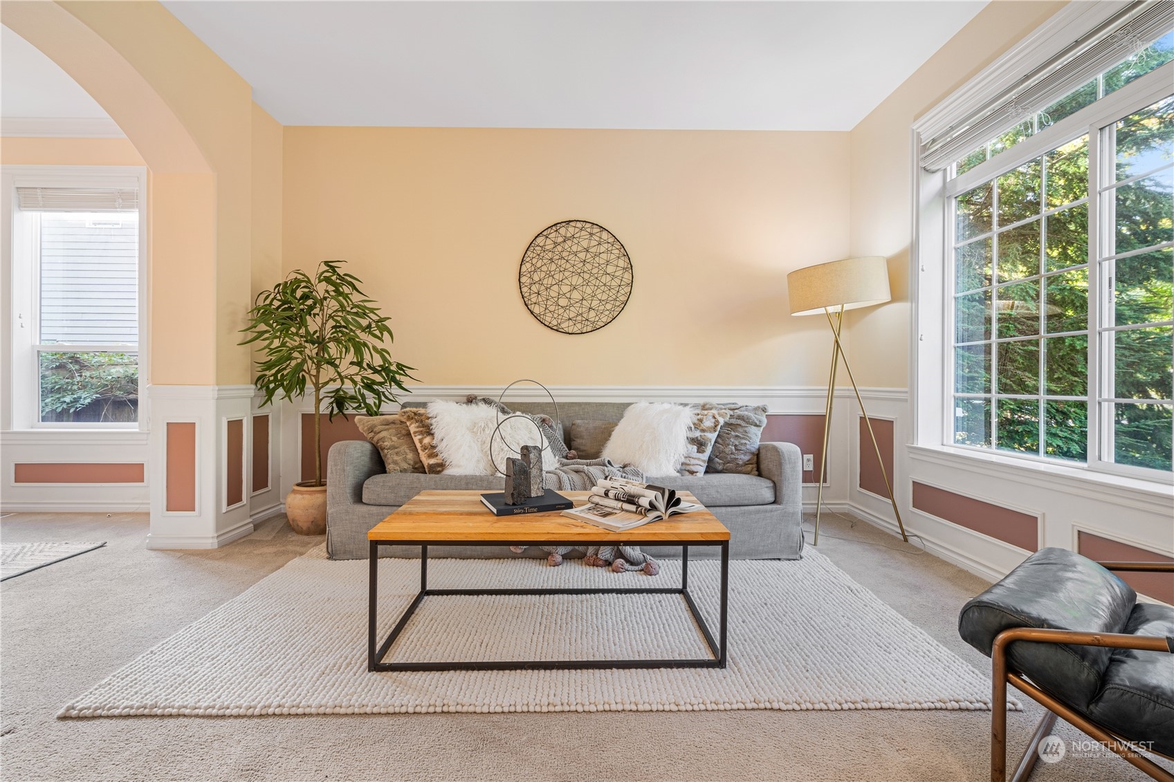18529 33rd Avenue Southeast Bothell, WA 98012 - Photo 4 of 40 a living room with furniture and a window