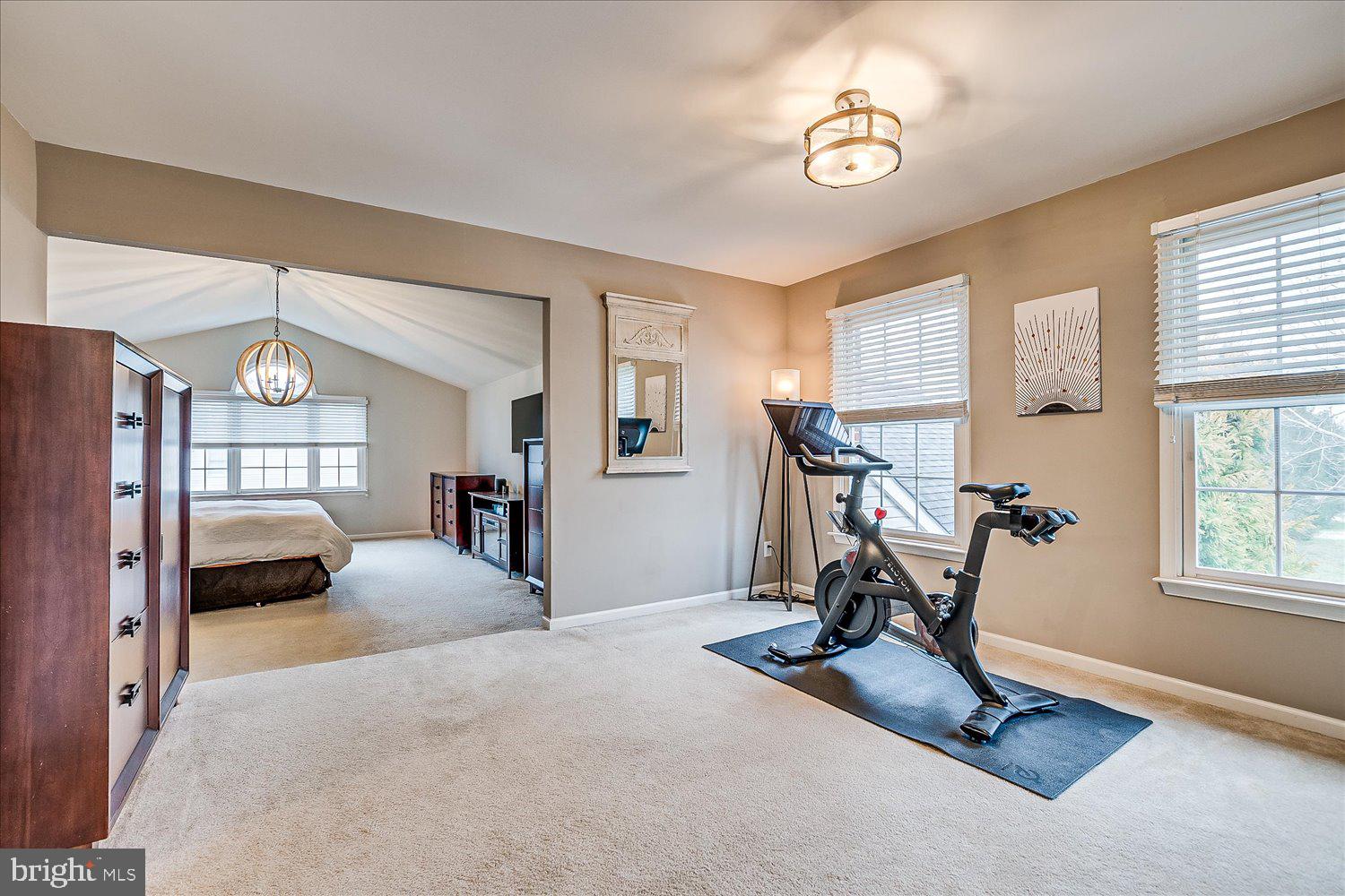 30 Witmer Way Robbinsville, NJ 08691 - Photo 27 of 48 a view of a room with gym equipment
