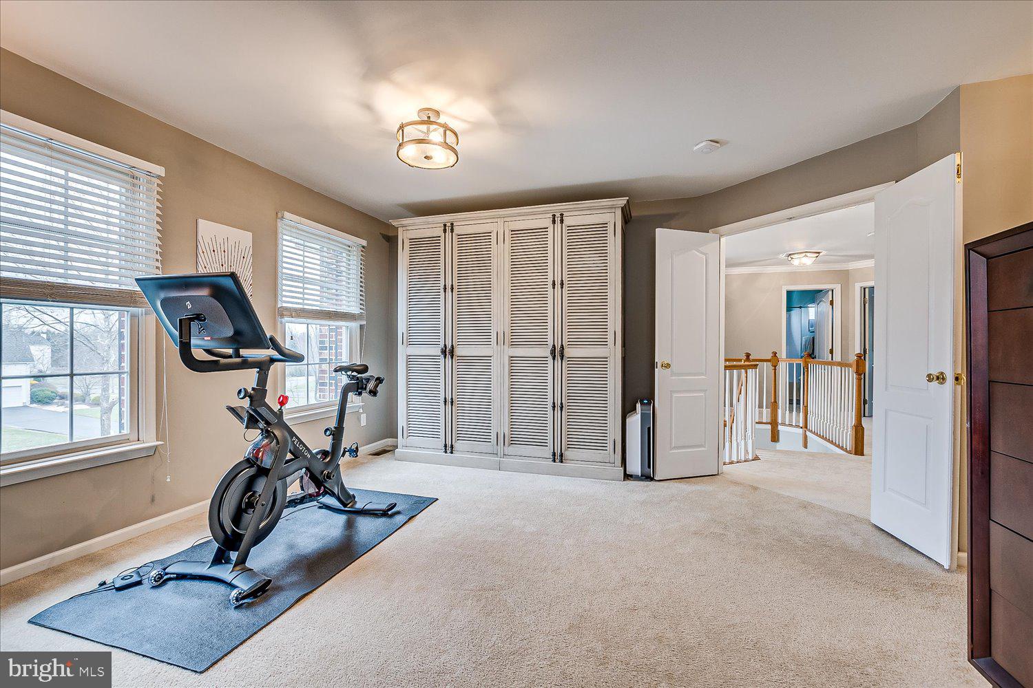 30 Witmer Way Robbinsville, NJ 08691 - Photo 30 of 48 a view of a room with gym equipment