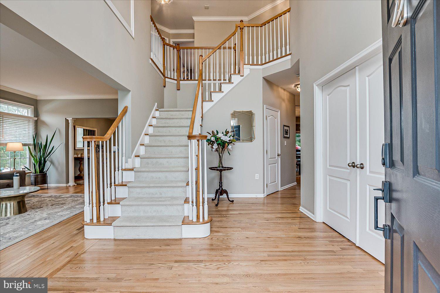 30 Witmer Way Robbinsville, NJ 08691 - Photo 3 of 48 a view of entryway and hall with wooden floor