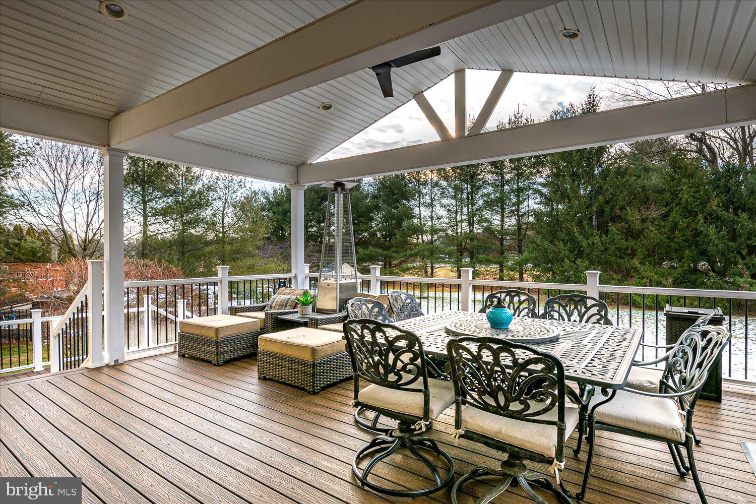 30 Witmer Way Robbinsville, NJ 08691 - Photo 10 of 48 a balcony with furniture and wooden floor