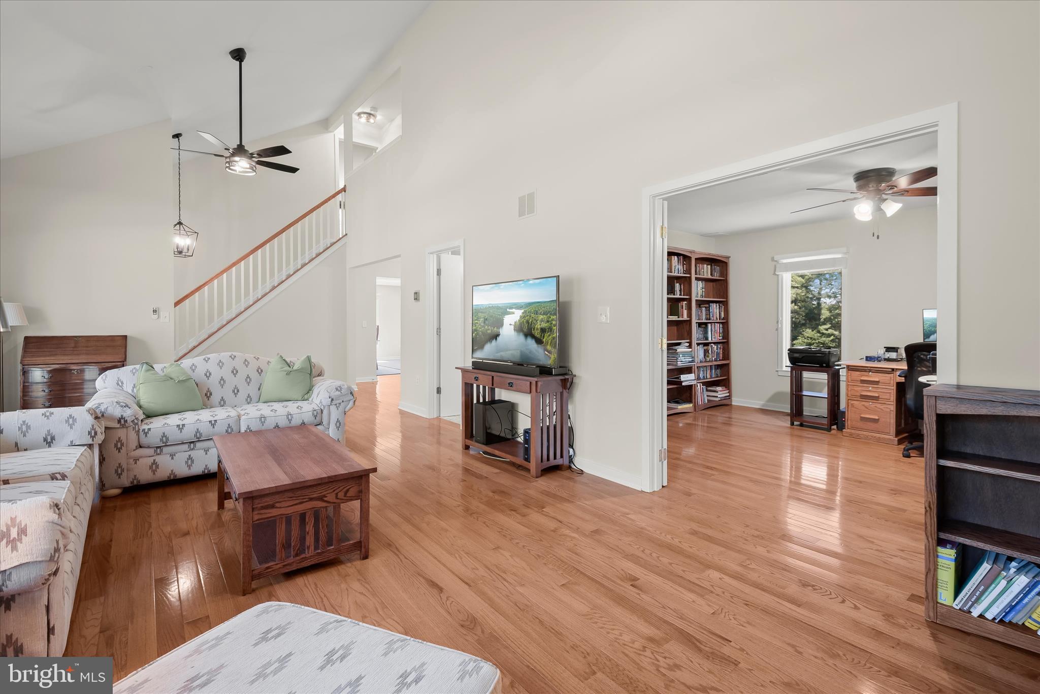 13356 Triadelphia Road Ellicott City, MD 21042 - Photo 36 of 73 Family Room & Adjacent Private Study