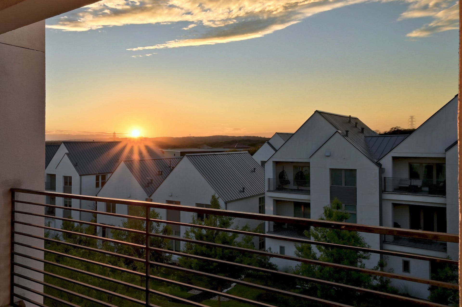 2512 Watkins Way Austin, TX 78746 - Photo 40 of 40 The sunset is equally impressive from the third floor