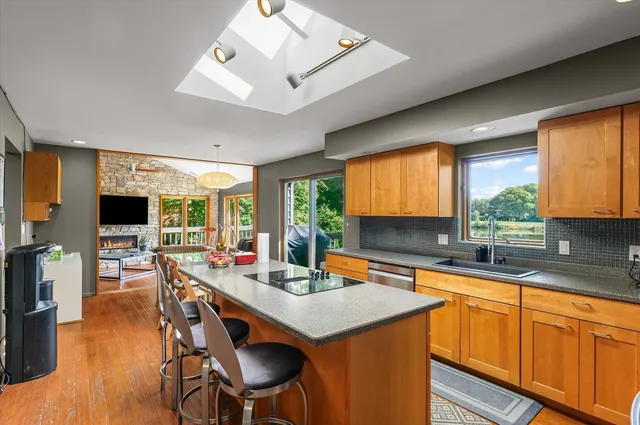 a bedroom with bed and a window