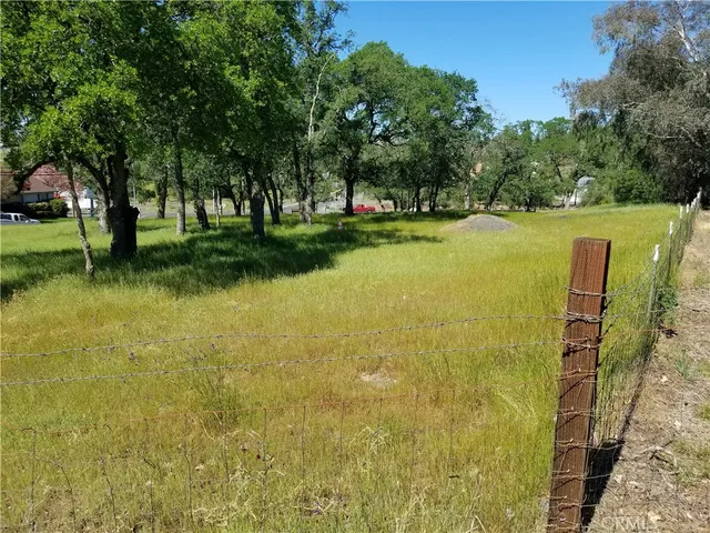 a view of outdoor space with garden