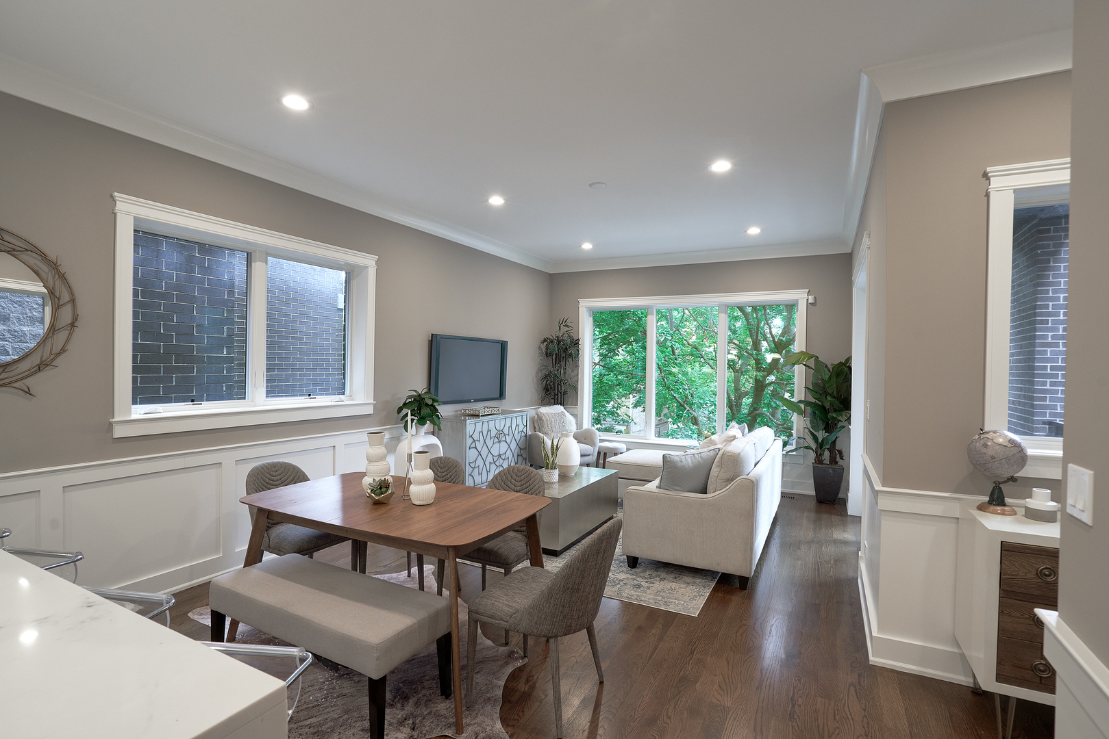 3044 North Racine Avenue, Unit 2 Chicago, IL 60657 - Photo 8 of 27 a living room with furniture and a large window