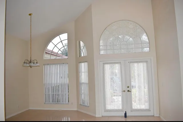 a view of front door with hallway