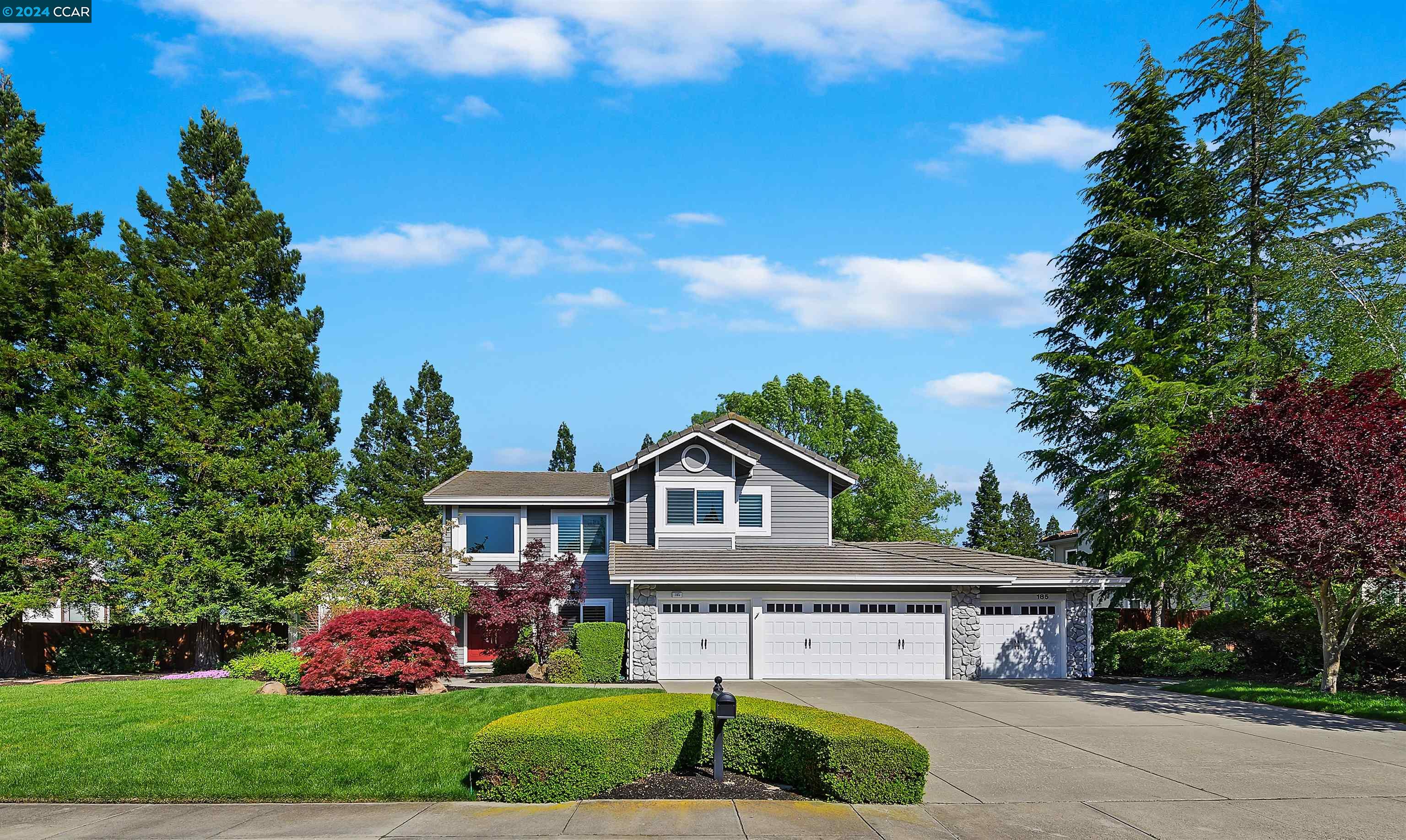 a house with lots of trees