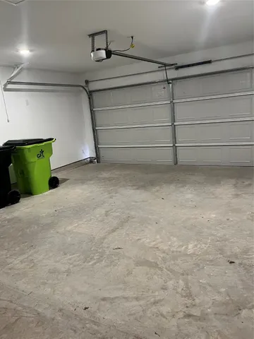 a view of room with garage