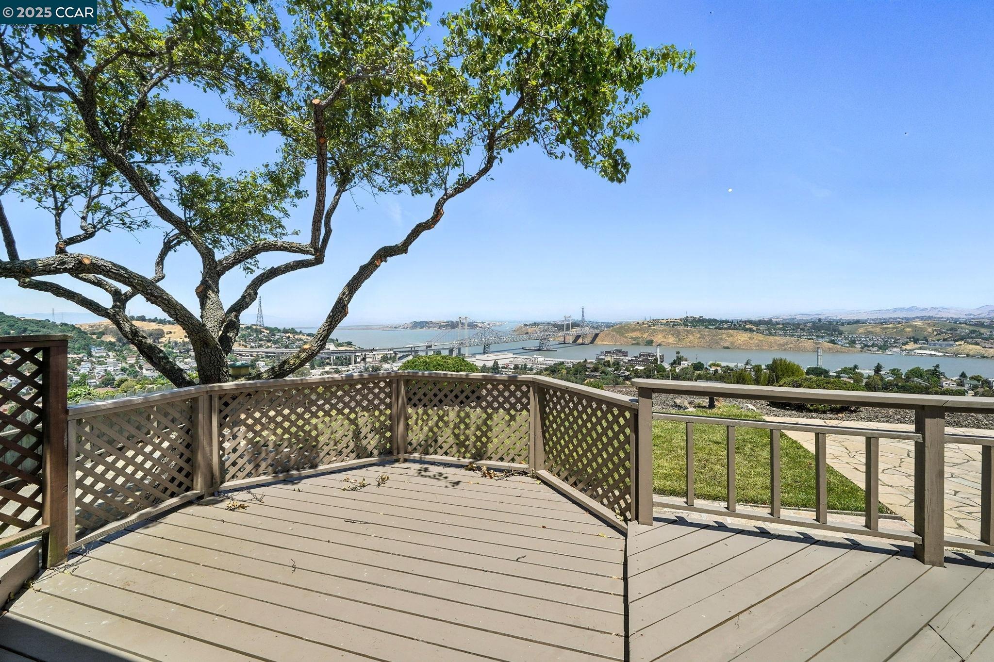 267 Duperu Drive Crockett, CA 94525 - Photo 41 of 50 a view of a balcony with wooden floor and fence