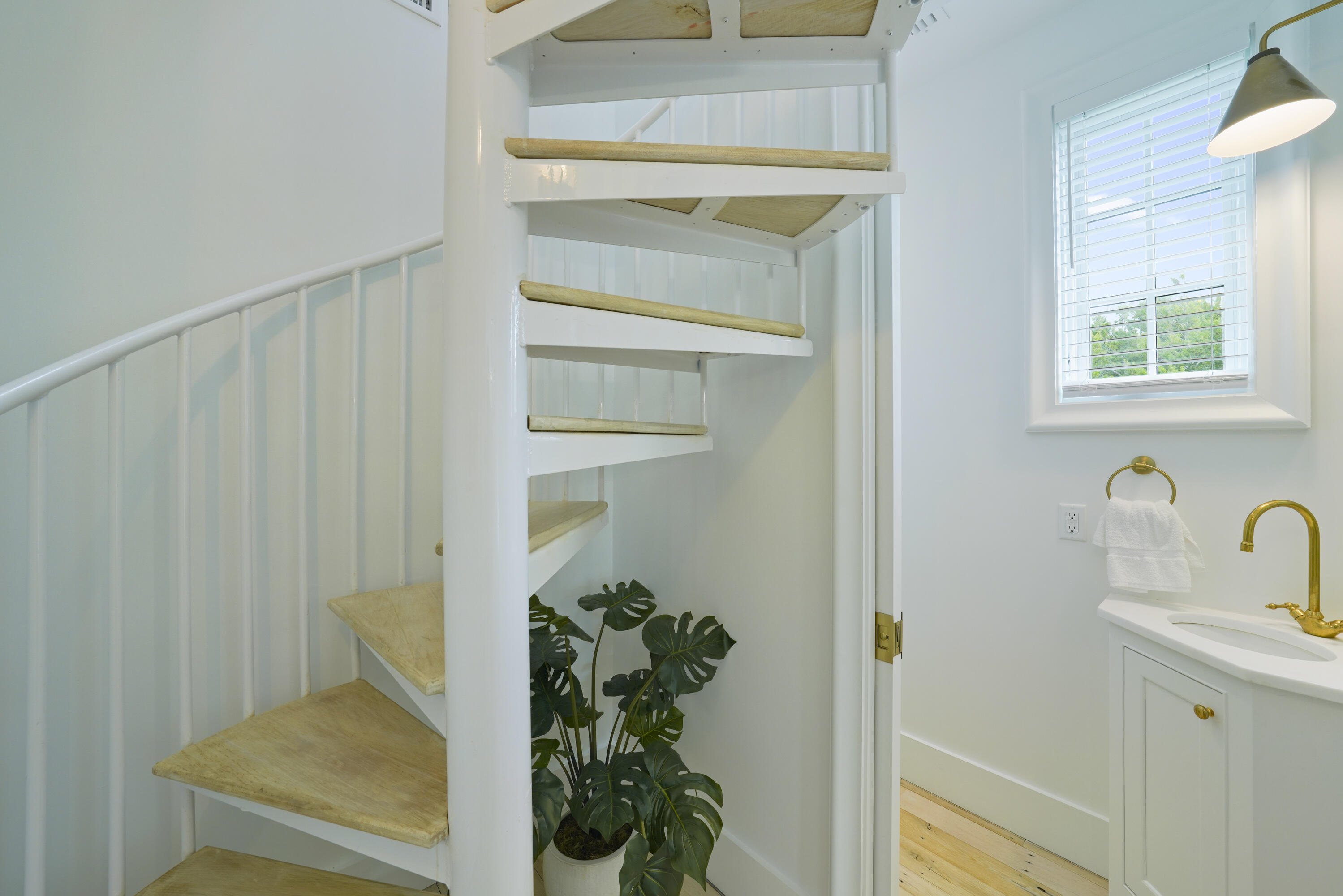 25 St George's Lane Inlet Beach, FL 32461 - Photo 32 of 54 Staircase to 3rd fl guest bedroom