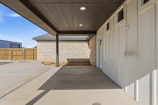 a view of front door
