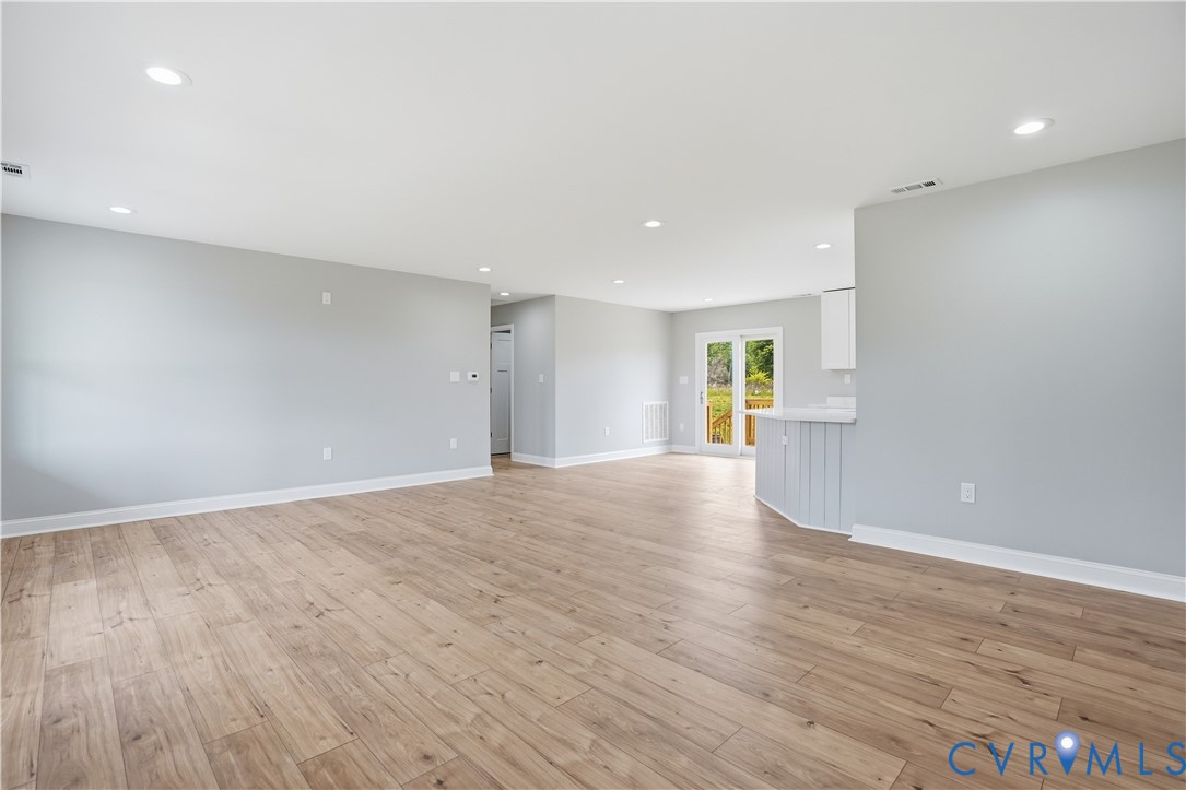 7839 King William Road Aylett, VA 23009 - Photo 13 of 38 a view of empty room with wooden floor