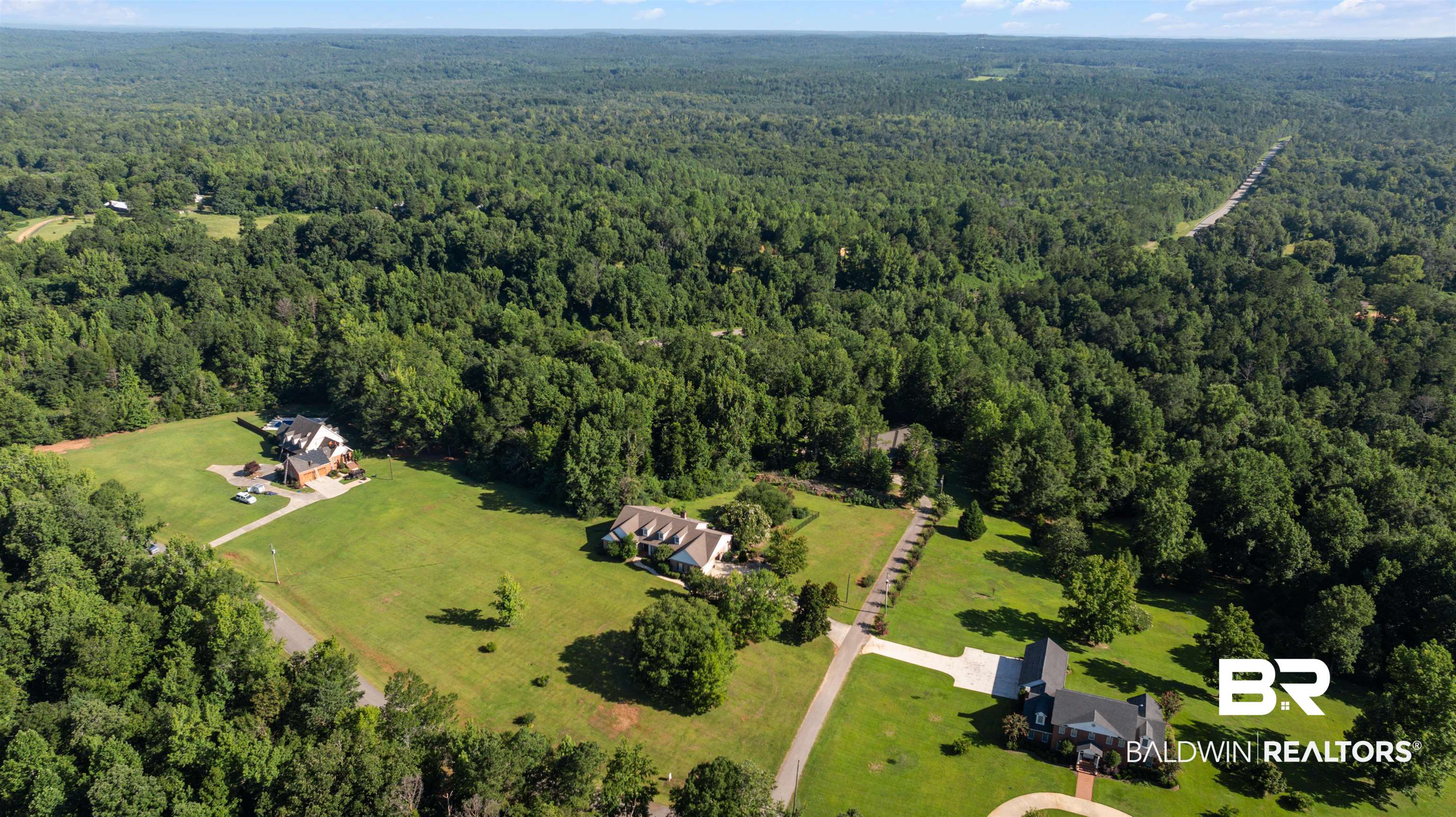 141 Blue Ridge Drive Monroeville, AL 36460 - Photo 36 of 40 Aerial view of property's location with a forest