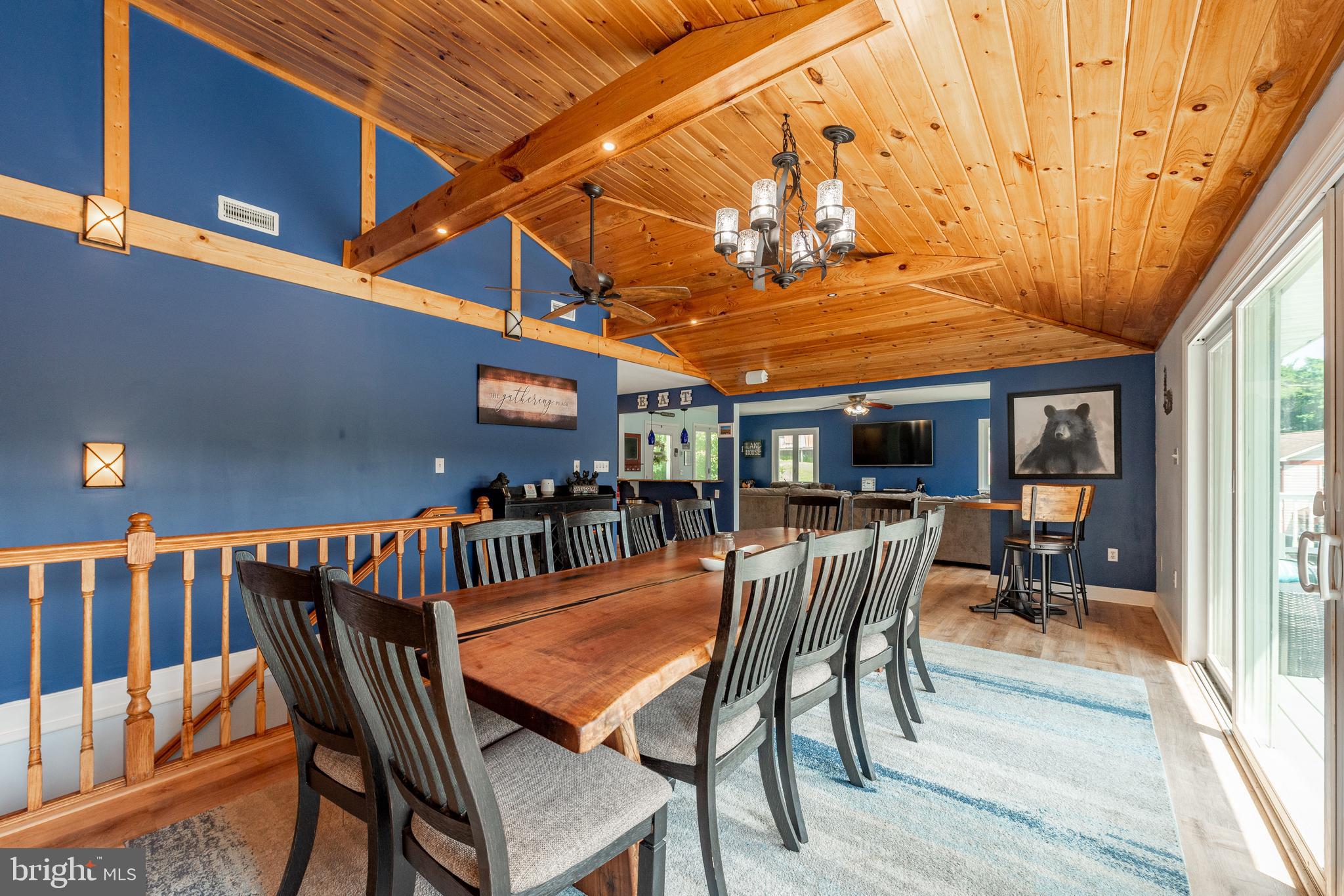 926 Marsh Hill Road McHenry, MD 21541 - Photo 17 of 70 a dining space with a table and chairs