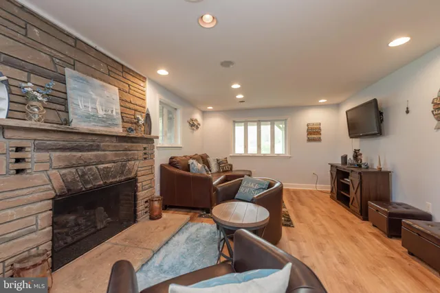 a outdoor living space with furniture and garden view