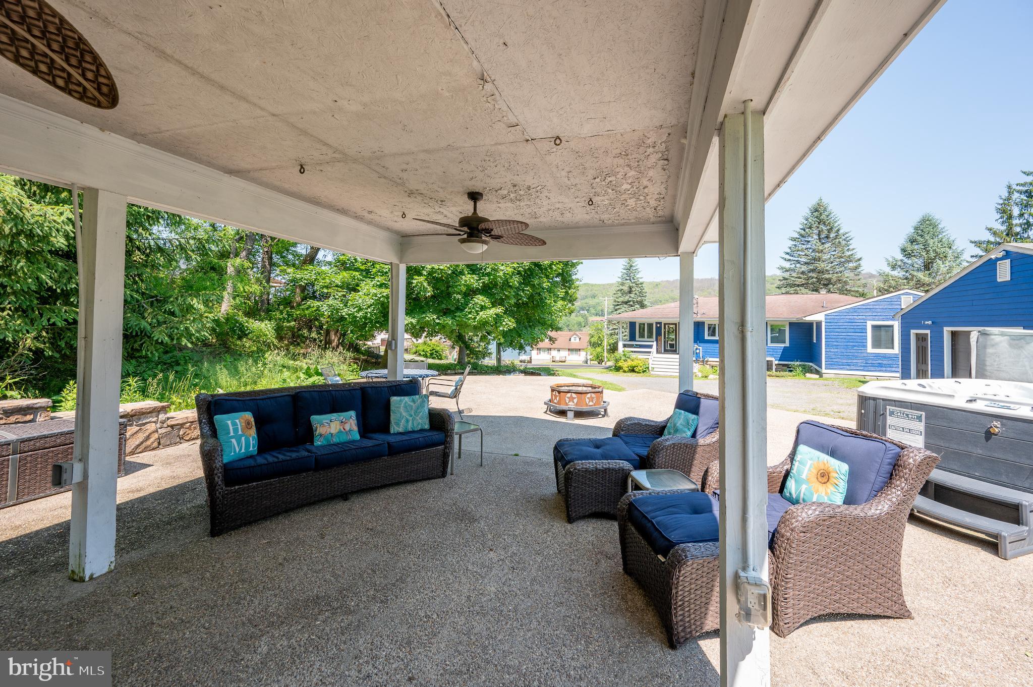 926 Marsh Hill Road McHenry, MD 21541 - Photo 55 of 70 a outdoor living space with furniture and garden view