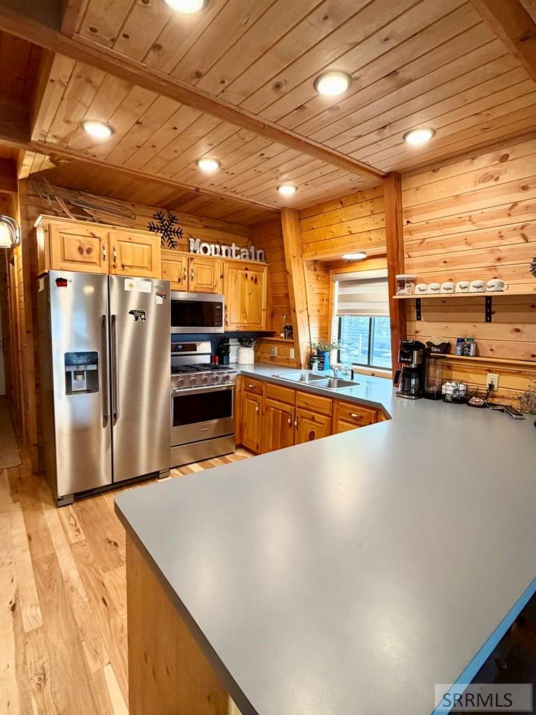 3776 Snake River Road Island Park, ID 83429 - Photo 6 of 74 Kitchen with new appliances