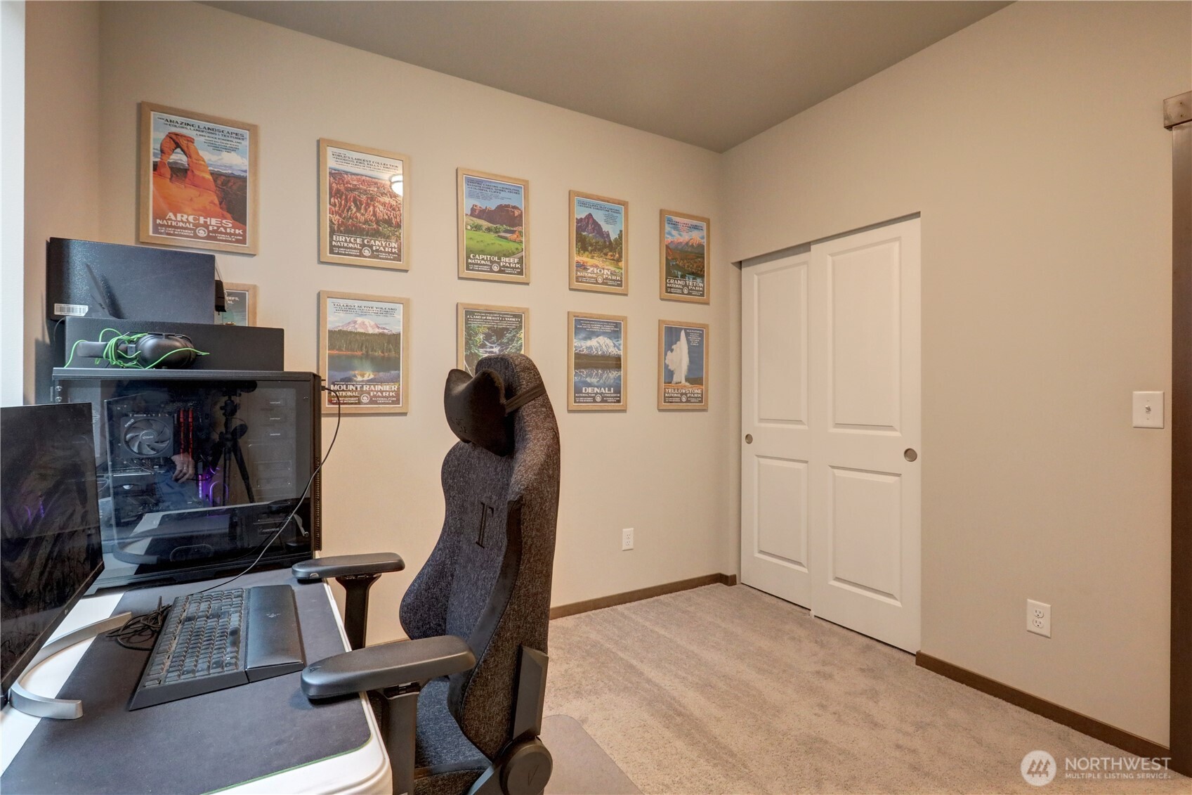 5154 Granger Street Bremerton, WA 98312 - Photo 21 of 26 a view of workspace with furniture and windows