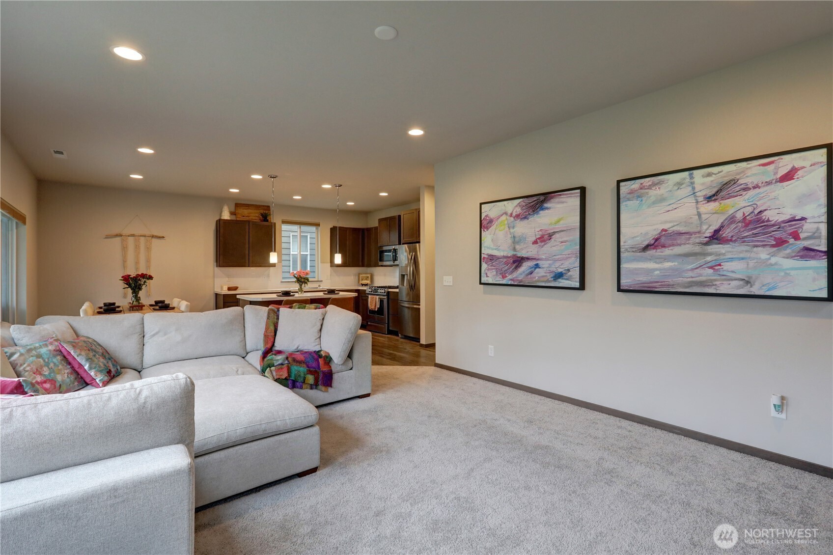 5154 Granger Street Bremerton, WA 98312 - Photo 7 of 26 a living room with furniture and a flat screen tv