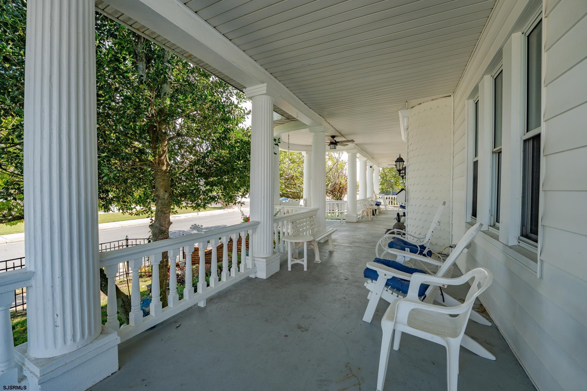216 East Fern Road Wildwood Crest, NJ 08260 - Photo 20 of 93 a view of an chairs and table in the balcony