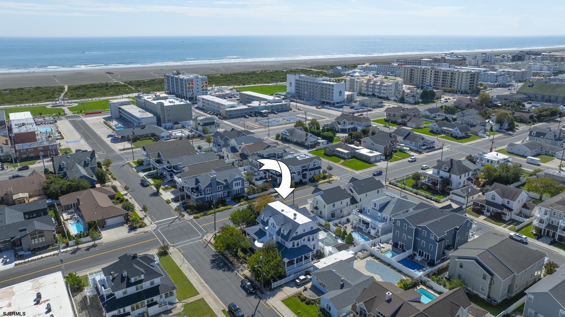 216 East Fern Road Wildwood Crest, NJ 08260 - Photo 81 of 93 an aerial view of a city with lots of residential buildings