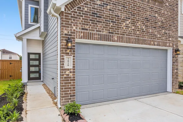 a view of a brick wall