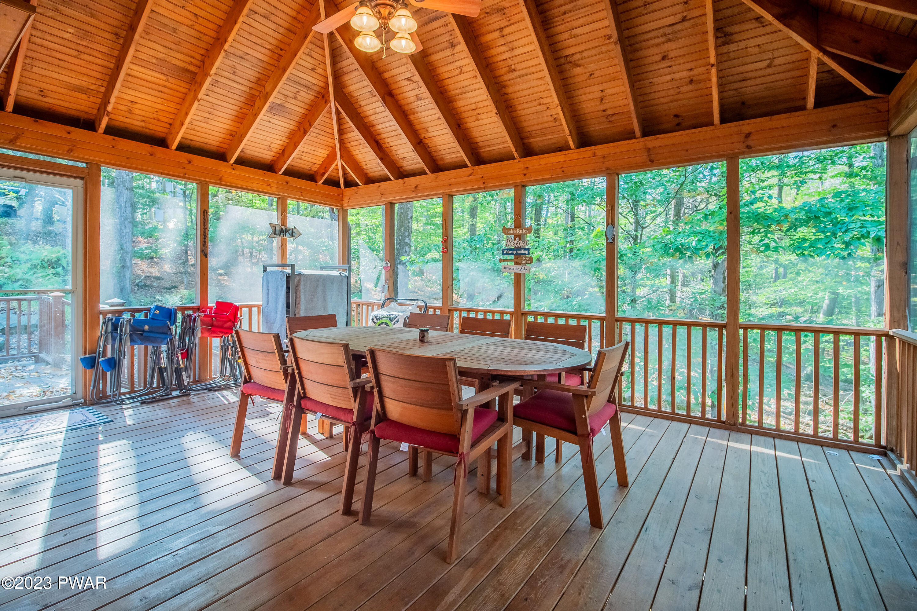 493 Northgate Road Lake Ariel, PA 18436 - Photo 5 of 37 a dining room with furniture and wooden floor